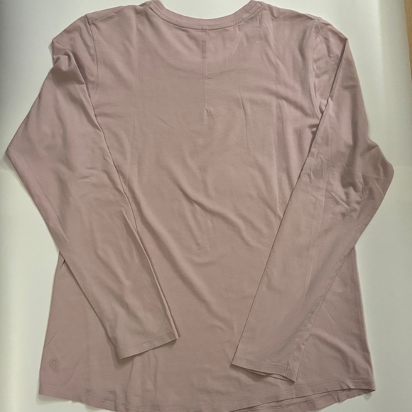 Lululemon All Yours Long Sleeve - Pale Pink - Size 10 - Picture 2 of 2
